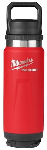 Image of Milwaukee Packout Thermal Bottle 1064 Ml (Red) - 48-22-8397R