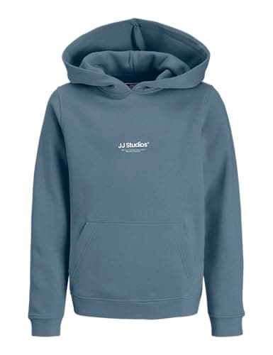 Image of JACK & JONES Jjesoho Sweat Hood Noos Jnr, Blue Mirage, 152