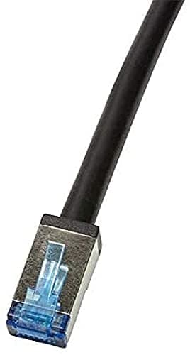 Image of Logilink Professional Outdoor Patch Cable Cat.6A S/FTP PVC + PE 1 m Black