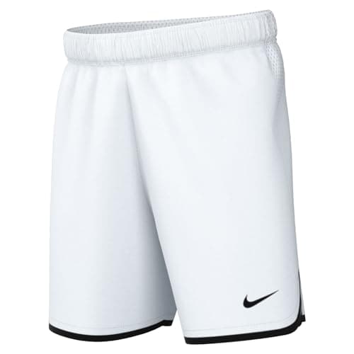 Image of NIKE DH8408-100 Y NK DF LSR V Short W Shorts Unisex White/Black/Black Size S