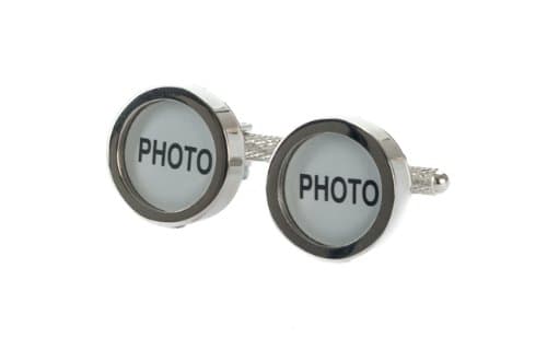 Image of Harvey Makin Customisable Photo Frame Cufflinks Cuff Links