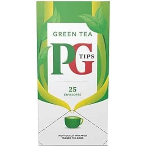 Image of PG Tips Pure Green Envelope Tea Bags (Pack of 25)