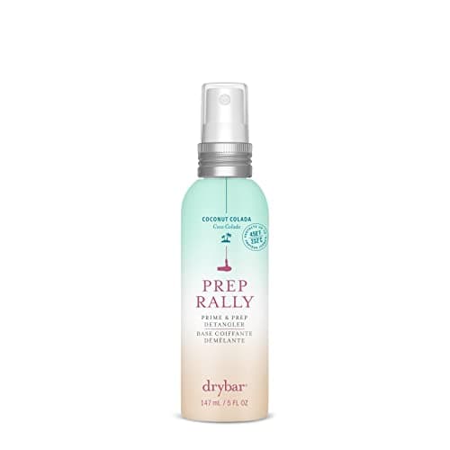 Image of Drybar Prep Rally Prime & Prep Detangler Coconut Colada 147ml | Use on Wet Hair | Heat Protection up to 232°C | Lightweight Hydration for Your Best Blow-Dry | Soft, Manageable Finish | All Hair Types