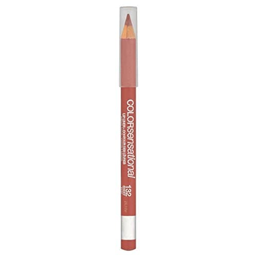 Image of Maybelline Lipstick Color Sensational Lip Liner, Nourishing Formula to Sculpt, Define and Prevent Lip Colour, Feathering or Bleeding, Shade: 132 Sweet Pink