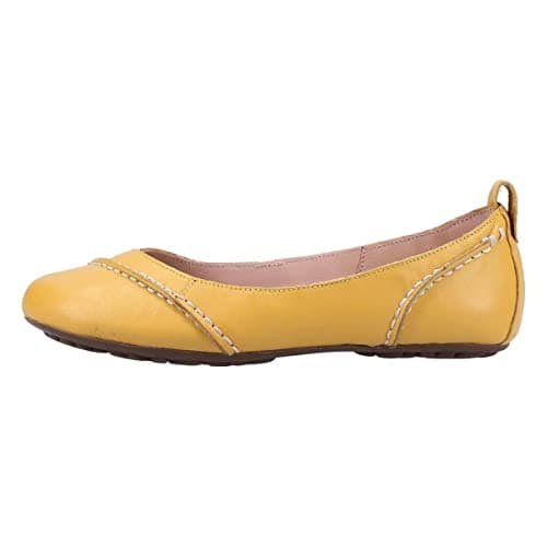 Image of Hush Puppies Ladies Janessa Ballerina, Yellow, 3
