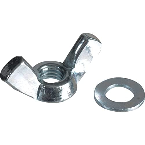 Image of ForgePack Wing Nuts & Washers | M5 | Zinc Plated | Pack 12