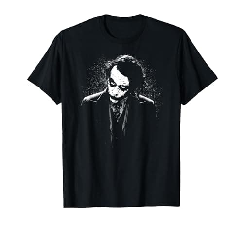 Image of The Dark Knight Joker T-Shirt, Men, Black, Large