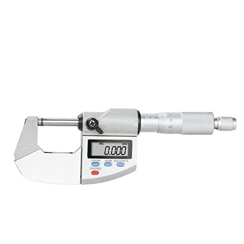 Image of Micrometer, Micrometer IP65 0.001mm Outside Digital 0-25/50/75/100mm Water/Oil Proof Electronic Gauge Measure Caliper(0-25mm)