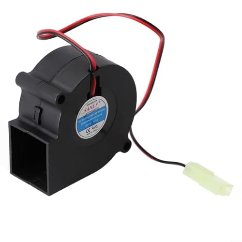 Image of HanOaki Electric Fire Fan Motor DC 24V Replacement for Dimplex Opti-Myst Danville DNV20AB Fits BBK20 RDY20 TAH20 for Optimyst Inset Chrome RTOPI20CH Brushless Quiet