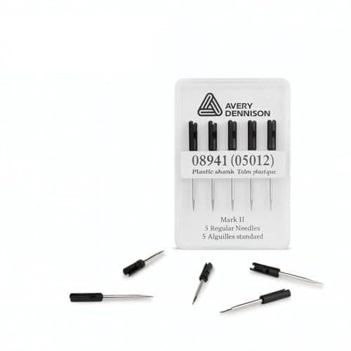 Image of 5 x Avery Dennison Mark 2 Standard Tagging Gun Needles Mk II for Tagginmg, Retail, Clothing