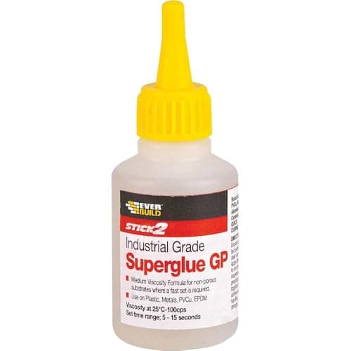 Image of Everbuild Industrial General Purpose Super Glue 20ml
