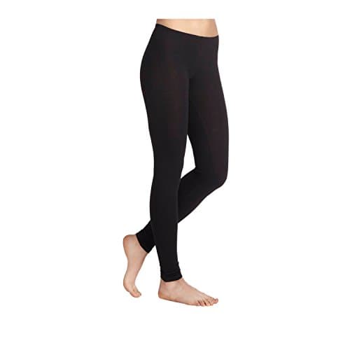 Image of Missloved Plain Stretchy Viscose Elastane Leggings Sizes UK 8-26 * 30 Colours * Black