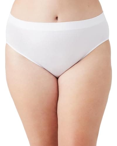 Image of Wacoal Women's B-Smooth High-Cut Panty Briefs, White, XXL