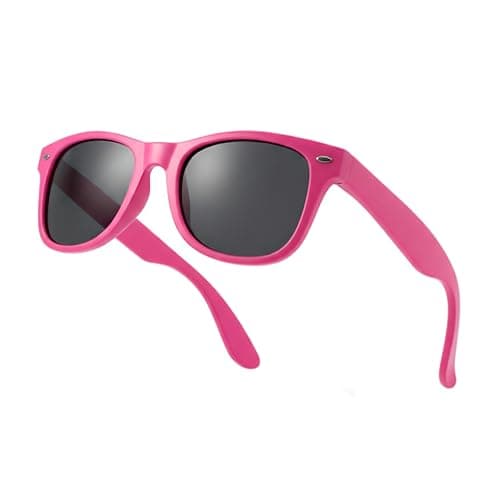 Image of Komonee Drifter Sunglasses UV400 Protection Pink Classic Style Retro Sun Shades Eye Glasses Unisex For Men Women Travel & Fashion – Lightweight Frame Fashion Eyewear Outdoors