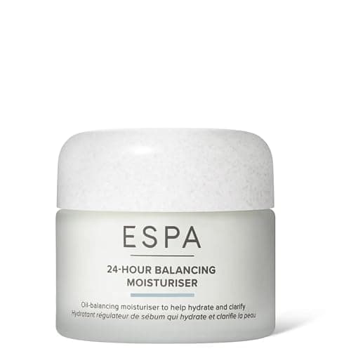Image of ESPA 24-Hour Balancing Moisturiser 55ml | Oil-Balancing Moisturiser to Hydrate & Clarify | Protects Without Clogging Pores | Registered by Vegan Society | For Oily & Combination Skin