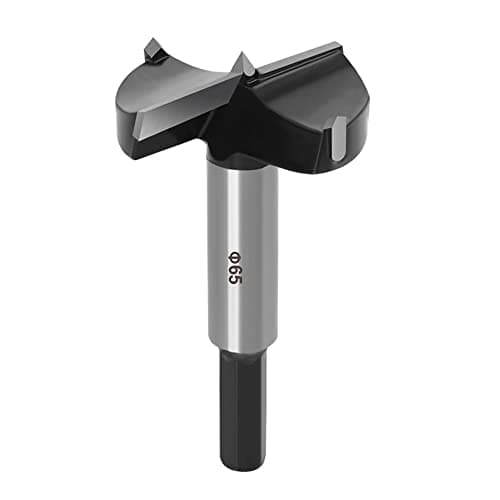 Image of ASNOMY 65mm Forstner Drill Bit, Carbide Tipped Forstner Bit for Hard Wood, Wood Drilling Hole Saw Set Woodworking Hinge Cutter Tool Kits for Wood Plastic Plywood