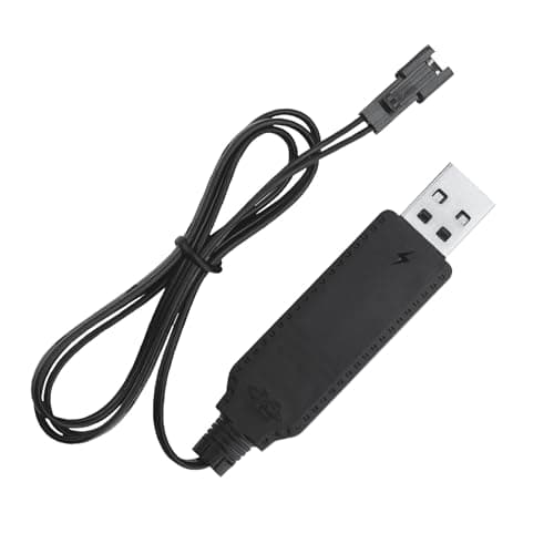 Image of 3.7V USB Battery Charger Cable for Lipo Battery SM-2 Pin Plug Used on Teashow Drone RC Toys Car TANK Trucks Trains Boat