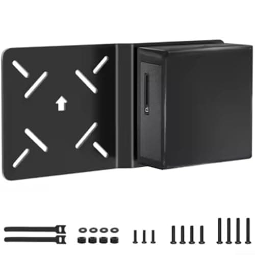 Image of Metal Mounting Bracket for Intel NUC 13/12/11/10/8/7/6/5 Pro, for MINI PC Wall Mount Plate with Screws, Space Saving Monitor Setup Solution for Home Office