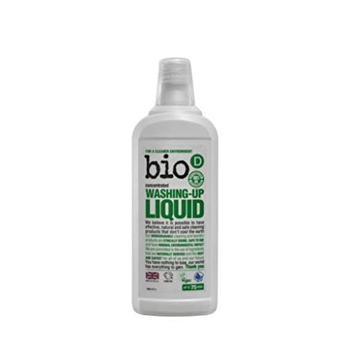 Image of Nutwell Bio-D Vegan, Cruelty-Free Fragrance Free Washing Up Liquid, 750ml