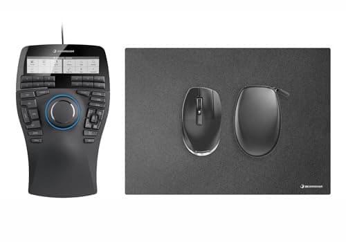 Image of 3Dconnexion SpaceMouse Enterprise Kit 2 (professional CAD solution, 3D mouse and CadMouse in a Kit, black)
