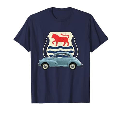 Image of Morris Minor Motors Badge Logo T-Shirt