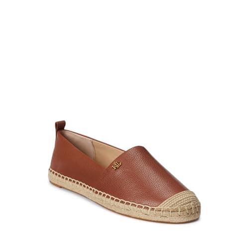 Image of Lauren by Ralph Lauren Women's Cameryn Espadrille, Deep Saddle Tan, 3 UK