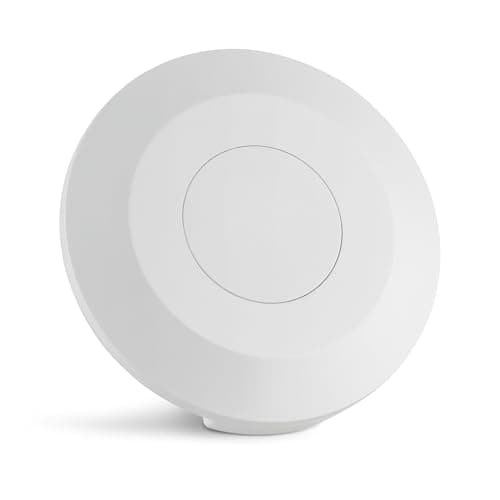 Image of SEBSON Motion Sensor Indoor - Surface Ceiling Mounting, LED suitable, HF Motion Detector programmable, Movement Sensor 6-9m/ 360°, 3-Wire, Sensor detects Breathing movements