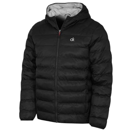 Image of Calvin Klein Mens San Gabriel Jacket - Black Lightweight - L