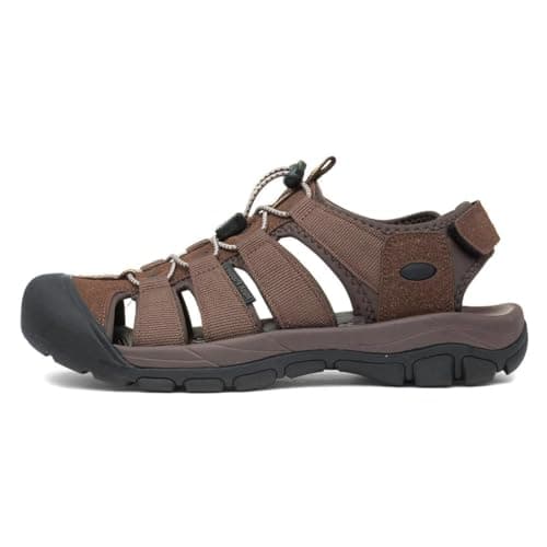 Image of Hush Puppies Peru Sandal, Brown, 8