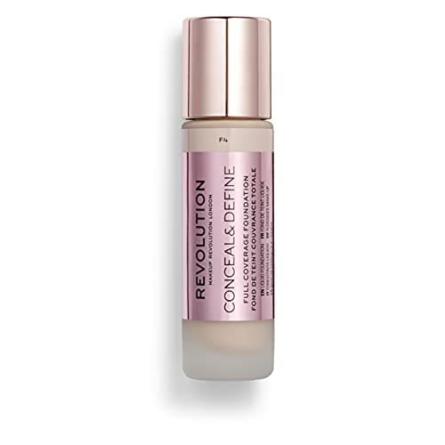 Image of Revolution Beauty London, Conceal and Define, Foundation, F4, 23ml