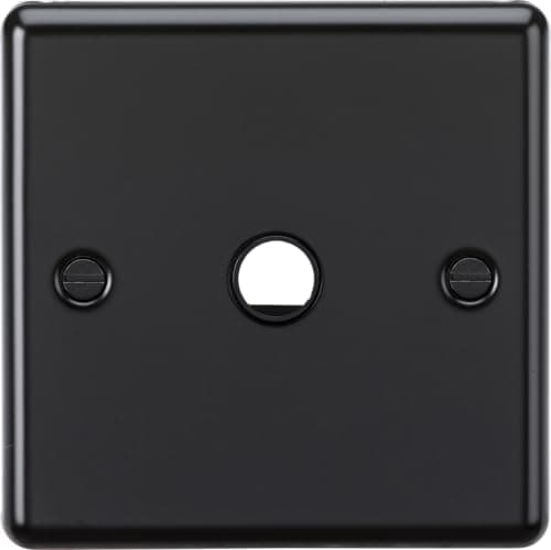 Image of Knightsbridge 20A Flex Outlet Plate - Matt Black