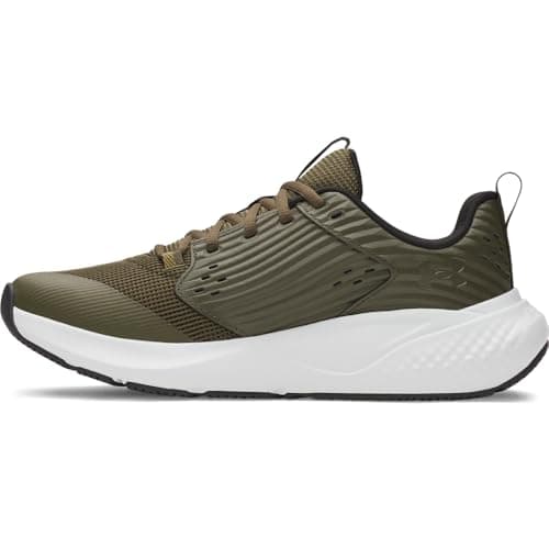 Image of Under Armour Men's Charged Commit Training 4, Comfortable and Durable Men's Runners, Running Shoes with Charged Cushioning® Midsole,Expedition Green / Halo Gray / Steel,9
