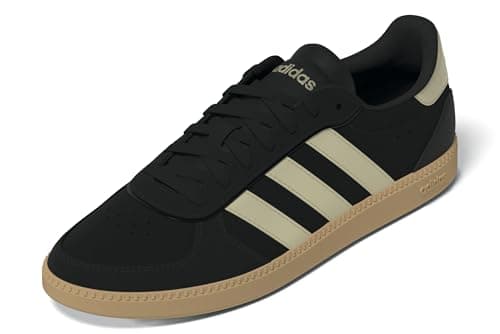Image of adidas Women's BREAKNET Sleek Shoes, core Black/Cyber met./Gum 3, 6 UK