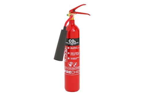 Image of Firechief FXC2S CO2 Extinguisher, Steel, XTR, 2 kg, Red
