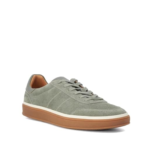 Image of Dune London Mens Tony Suede Lace-Up Trainers Size UK 8 Suede