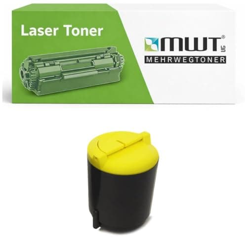 Image of Mehrwegtoner Toner Compatible with Samsung CLX2160 CLX3160 Replaces CLP-Y300A Yellow with 15% More Performance
