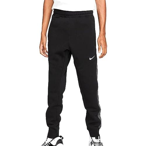 Image of NIKE FN0246-010 M NSW SP FLC Jogger BB Pants Men's Black/Iron Grey Size M