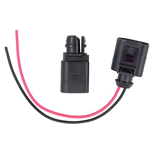 Image of HouYeen External Air Ambient Temperature Temp Sensor with Connector and Wires for Audi A3 A4 A5 A6