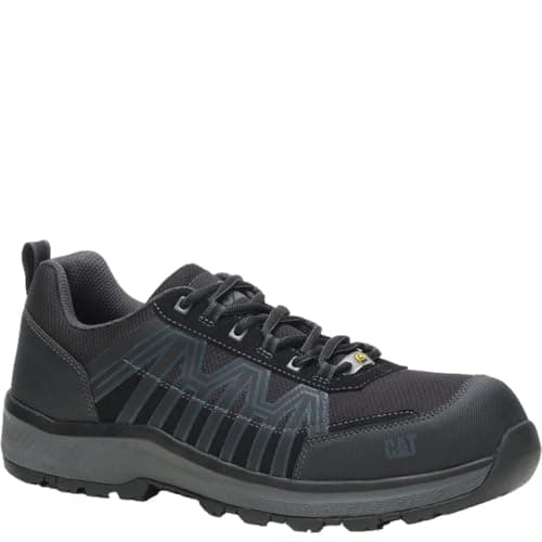 Image of Caterpillar Charge Mens Safety Shoes & Trainers Black 8 UK
