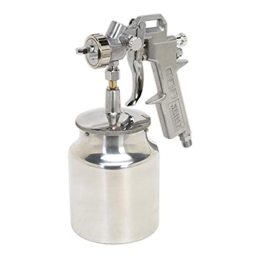 Image of Sealey Ssg2 Spray Gun Suction Feed General Purpose 1.5Mm Set-Up