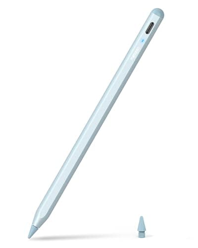 Image of Metapen Pencil A8 for iPad 2018-2026, (2X Faster Charge), Pixel Precision, Tilt Sensitive Stylus Pen Compatible Apple iPad 11/10/9/8/7/6th Gen, Pro 12.9/11/13 Inch M4, Air 3/4/5/M2/M3, Mini5/6, Blue
