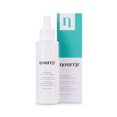 Image of Nourrir On Balance Soothing Serum 50ml - Scalp Microbiome & pH Balancing | Probiotic Scalp Scrub | Anti Dandruff, Flaking, Irritation & Redness Treatment | For Thinning, Fine, Flakey, Itchy Scalp