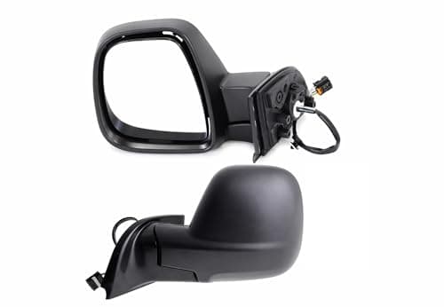 Image of Fits Vauxhall Combo 2019 to 2024 Complete Electric Mirror Unit Manual Fold (Left Hand Passenger Side)