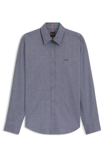 Image of BOSS Men's Relegant_6_M 10267858 01 Shirt, Dark Blue404,