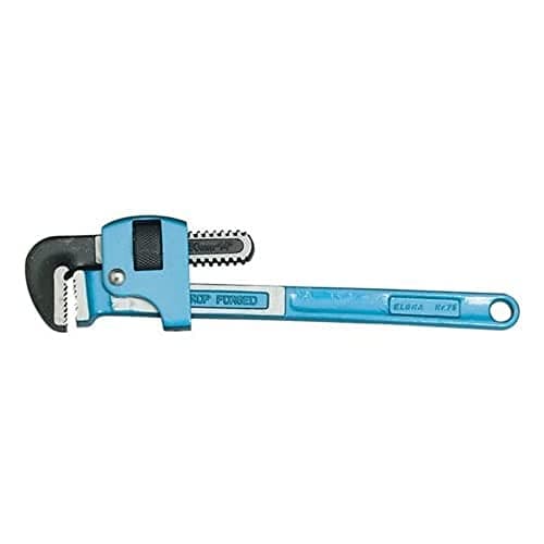 Image of Draper 23717 Elora Adjustable Pipe Wrench, 350mm, 32cm x 8cm x 3cm, Blue
