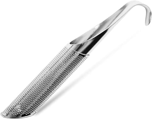 Image of iNeibo Stainless Steel Tea Infuser - 1 pcs Tea Strainers Stick Pipe Tea Steeper Strainer for Loose Tea Leaf, Herbs or Spice, Premium Extra Fine Mesh Tea Maker for Single Cup Brewer, Mugs，easy use