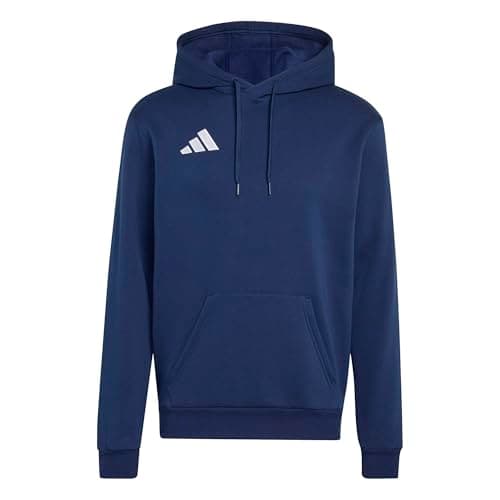 Image of adidas Men's Entrada26 Hoodie, team navy blue 2/white, 3XL