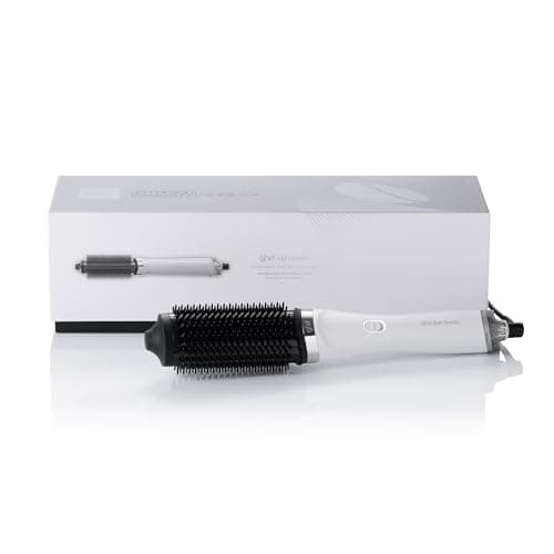 Image of ghd Duet Blowdry Hair Dryer Brush in White - Wet to Blow Dried with No Heat Damage, 3X More Volume, 24hr Long Lasting Results - for All Hair Types - (UK Plug)