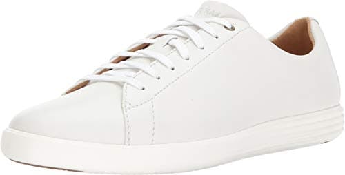 Image of Cole Haan Men's Grand Crosscourt Sneaker Trainers, White White Leather White Leather, 8 UK