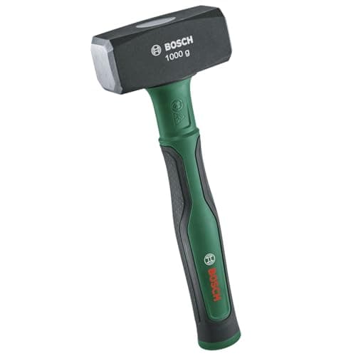 Image of Bosch Club Hammer 1000g (Heavy-Duty Striking; Robust High-Carbon Steel; Symetric Head; Comfortable Softgrip Handle with Fibreglass Core; Low Vibration)